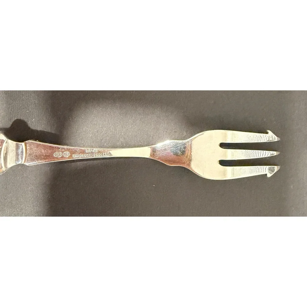 Antique Sheffield Mother of Pearl Handle Serving Set JB S John Blyde EPNS A1